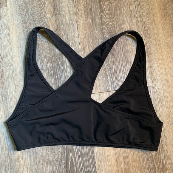 All Sisters Responsible Swimwear Asymmetrical Black Swimsuit Top S - Picture 5 of 5
